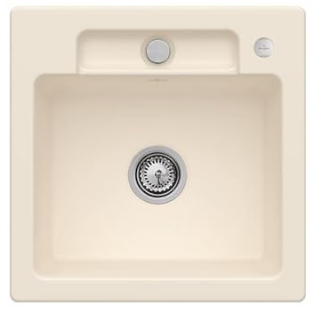 Villeroy & Boch Siluet 50 S Ivory – 3345 02 FU Keramikspüle Exzenterbetätigung