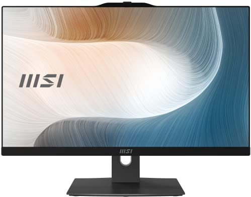 MSI Modern AM242TP 11M-1437EU All in One PC Touch - 24 FHD IPS, processeur Intel Core i5-1135G7, 16 Go DDR4 RAM, 256 Go M.2 SSD, Wi-Fi 6, Wireless Clavier & Souris, Windows 11 Pro - Noir