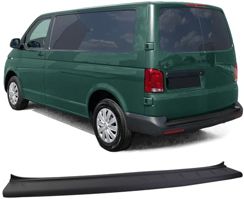 ABS Ladekantenschutz Stoßstange Schwarz für VW Bus T5 T6 mit Doppeltür