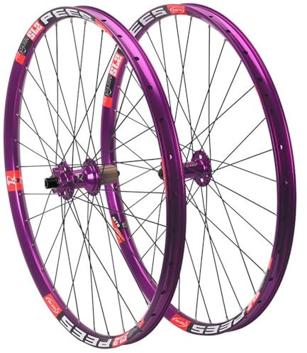 LSRRYD Mountainbikes Laufradsatz 26 27.5 29 Zoll Steckachse Schnellspanner Scheibenbremse MTB Felgen Aluminium Legierung Lagernaben Für 8 9 10 11 12 Gang (Color : Thru Axle, Size : 26inch)