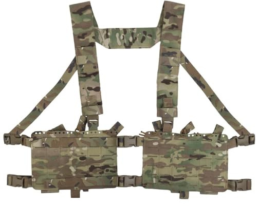 Shanyingquan bröstkorg snabb omlottning passar för MOLLE magpåse radio GP väska, CP, 28x23x6cm