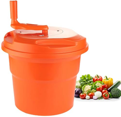 Salad Spinner, 10L 20L Commercial Large Vegetable Washer 10S Rapid Dehydration, Pp Material Bpa Free Fruit Vegetable Washer Basket Salad Dehydrator Drainer Mixer Easy To Clean 20L
