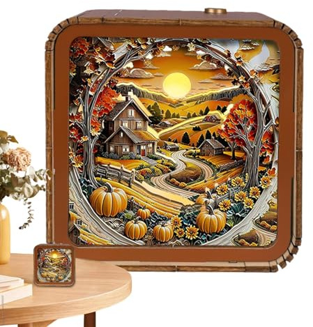 Wooden Puzzles Night Light, Puzzle Toy Night Light, Nightlight Wooden Puzzle Toy, Home Desk Decor Night Light, Wooden Puzzle Lamp for Kids, Decorative Puzzle Night Light, Creative Desk Light