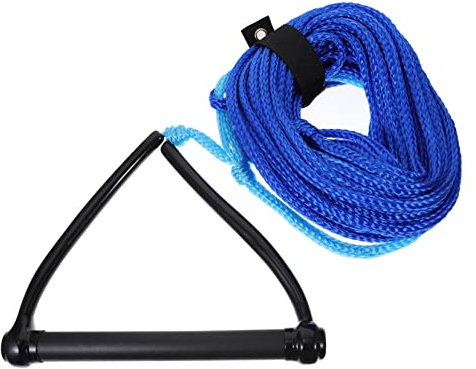 Homoyoyo Bootsseil - Wasserski Kneeboard - Schwarzes Nylonseil Mit Bequemem Griff