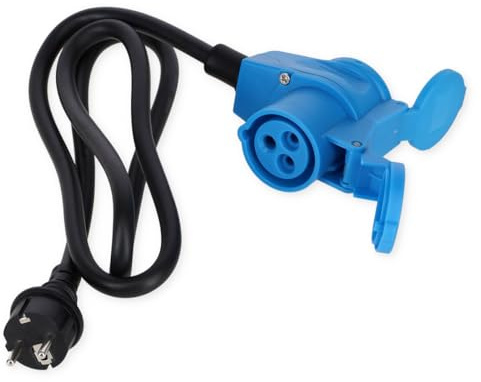 Camping Wagner VoltMade Basic Schuko-CEE Adapterkabel, Winkelkupplung, 1,5m