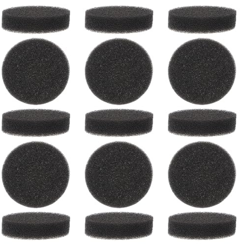 Zerodeko Makeup Brush Cleaner Sponge 15pcs Single-layer Replacement Cotton Core Portable Dry Cleaning Box for Cosmetic Brush Maintenance