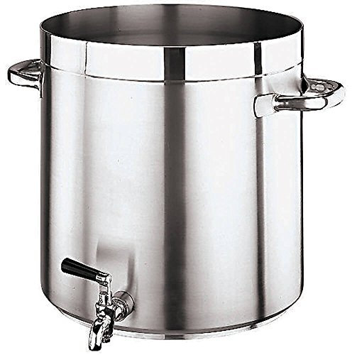 Paderno World Cuisine Marmite « Grand Gourmet » en acier inoxydable de 50 litres avec robinet