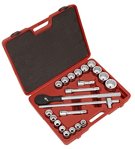 Sealey AK2598 - Juego de llaves de vaso combinadas (pack de 22)