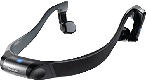 Panasonic RP-BTGS10-H Premium-Bluetooth-Kopfhörer, kabellos, wasserabweisend, offenes Ohr, Schwarz/Grau