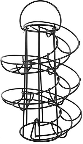 Facynde Eierspender, Draht Eierhalter Eierspenderregal Eierhalter Küche Metall Egg Skelter Storage Display Rack
