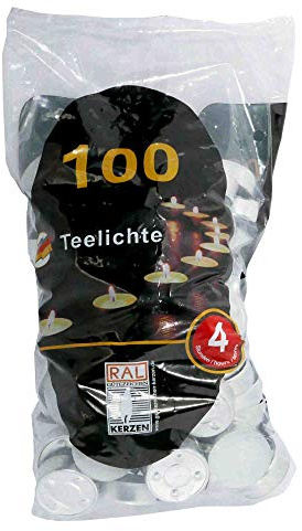 Teljus, 4 timmar, 100 stycken, RAL