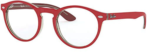 Ray-Ban Unisex RX5283 Lesebrille, Rot, 51