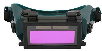 Natudeco Occhiali Saldatura Auto-oscuranti, Maschera solare auto-oscurante per gli occhi oscuranti automatici per solari Occhialis Saldaturas per cantiere, Occhiali per Saldatura(Verde scuro)