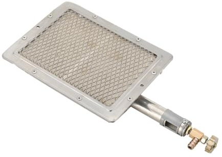 Cozyel Brûleur latéral infrarouge pour barbecue - Brûleur à gaz infrarouge - Brûleur à gaz - Élément chauffant - Chauffage en céramique - 22 x 17 cm - Rectangulaire