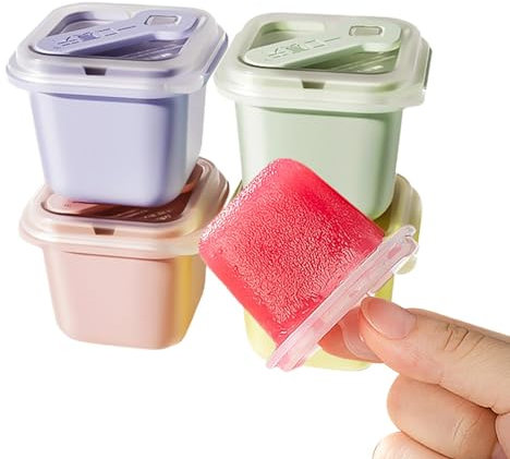 Moldes para paletas – Moldes pequeños para helados – Contenedor de paletas de fácil liberación, moldes para hacer paletas de hielo, moldes caseros para hacer paletas de hielo