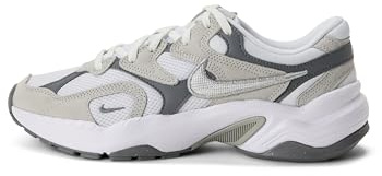 Nike Women's AL8 Shoes, White/Metallic Silver-Smoke Grey-Black, 9