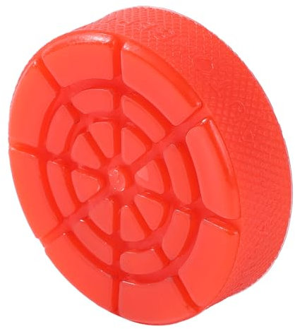 Wagenheber Auflage Polyethylen Rot Hydraulisch Wagenheber Rangierwagenheber Unterstellböcke Platte Block rutschfeste Gummipads für 1 1/8“ 29-mm-Aussparung an der Unterseite 5/8-Tonnen