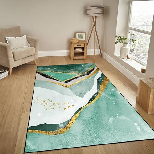 SUNLIMEI Teppichläufer Auf Maß 110 x 150 cm Waschbar rutschfest Läuferteppich, Entryway Schlafzimmer Gummirückenhochwertige, Antistatisch, Bunter Vintage für Vorzimmer, Waschküche, C