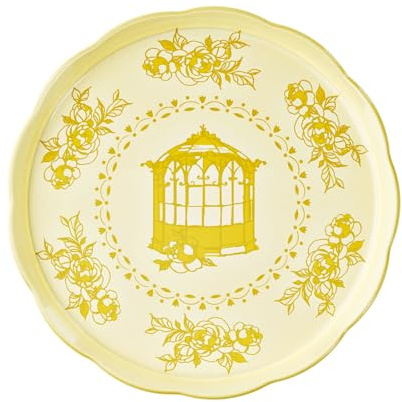 Guzzini - Vassoio tondo grande in melamina Josephine 'Table Decor' (Giallo Polvere)
