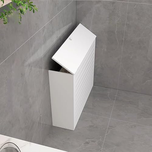 Modern Radiator Cover with Louvered Grill and Flip Top Shelf, Space-Saving Storage Solution for Living Room and Bedroom