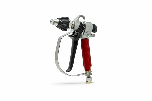 TECNOVER - Revolver Airless R500E-1/4 Pistola Vernice a Spruzzo con Rotazione Ventaglio 90° Versione EU Filettatura 11/16