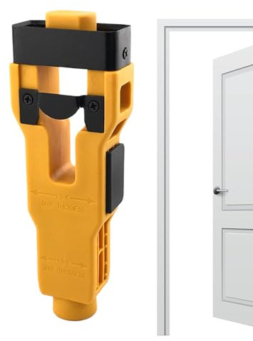 Fierudeng - Herramienta de rebaje - Juego de sierra perforadora para puerta, herramientas de separación y accesorios de cincel precisos para bricolaje, adultos, principiantes