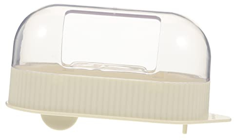 TOYANDONA Kleines Transparentes Sandbad für Hamster und Kleintiere Glatte Kanten für Sichere Nutzung Praktische Badezimmerbox für Chinchillas und Mäuse Leicht zu Reinigen und Platzsparend