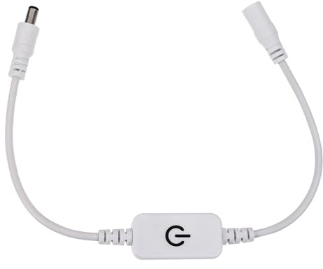 KOMBIUDA Variateur Tactile LED pour Bande Lumineuse Contrôle Intensité sans Soudure Interrupteur Dimmer Économe Énergie Compatible Dc Puissance