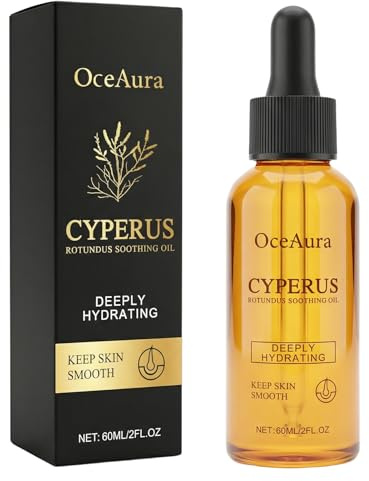 Cyperus Rotundus Oil, per Braccia, Ascelle, Gambe e Zona Bikini | 60 ml Cyperus Oilo Hair Removal con Vitamina E e Glicerina, Oli Essenziali Ciperus per la Depilazione, Idratante