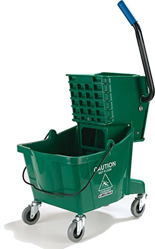 Carlisle 3690809 Seau à serpillière avec Presse latérale, capacité 26 pintes, Vert