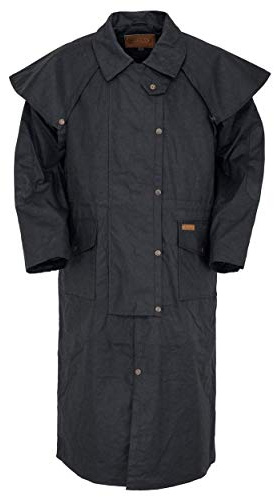 Outback Trading Unisex Mantel Stockman Duster 2056 Stockman Waterproof Breathable Extra-long Cotton Oilskin Duster Coat (pack of 1)