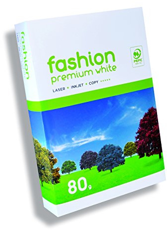 2500 Blatt Premium weißes Kopierpapier FASHION von Clairefontaine DIN-A4