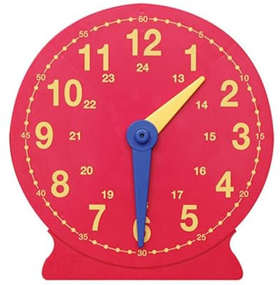 Betzold - Demonstrations-Uhr - Durchmesser 41 cm Lernuhr Kinder, Mathe Rechenuhr