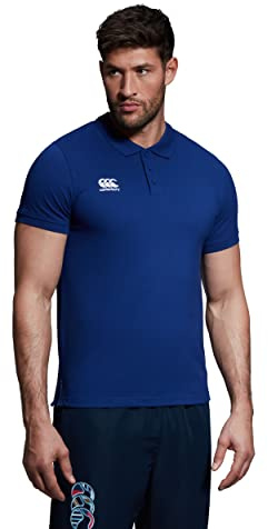 Canterbury Waimak-Polo da uomo Blu (Royal), M
