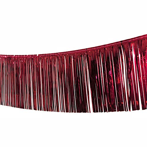 PARTY DISCOUNT Girlande Lametta, 10m, rot PREISHIT