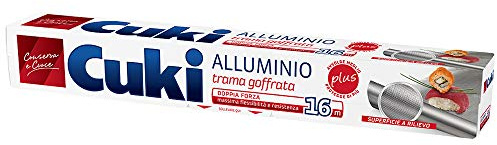 Cuki 16 m präglad textur aluminium