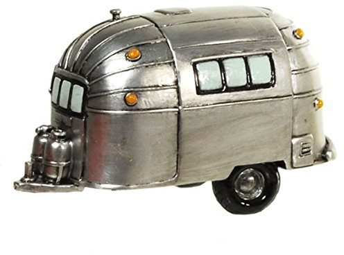 Udo Bremen GmbH wunderchöne Spardose,Reisekasse,Urlaubskasse Wohnwagen Wohnanhänger Campingfahrzeug Vintage Nostalgie,Hochzeitskasse