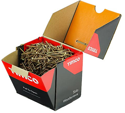TIMCO Solo Woodscrews Industry Pack - 4.0 x 40mm - Gold