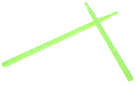 Nylon Drumsticks 5A 1 pair with ANTI-SLIP Handles for Drum Light Plastic Exercise 1 Pair Drum Sticks for Adults Musical Instrument Percussion Accessories