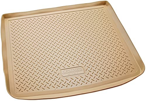 Recambo Alfombrilla de Goma para Maletero Apta para Porsche Cayenne 1 | Tipo 9PA | año 2002 2010 | Ajuste Borde | Beige