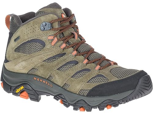Merrell Moab 3 Mid GTX, vandringsstövlar för män, olivgrön, 48 EU