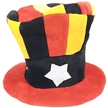 ibasenice Clownshüte Für Erwachsene Kostümhüte Mit Plüschmaterial Weicher Textur Und Niedlichem Design Für Maskenbälle Halloween Und Cosplay Optimaler Und Sicherer Sitz