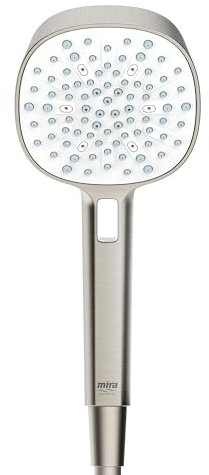 Mira Showers Crisp 4 Spray showerhead Brushed Nickel 110MM Handset 39169W-BN