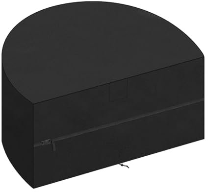 Abdeckung für Loungesessel | UV-Block-Schutzhülle für Liegen, halbrund, für Gartenmöbel, Sonneninsel, wasserdichte Abdeckung, Schutz für Gartenmöbel