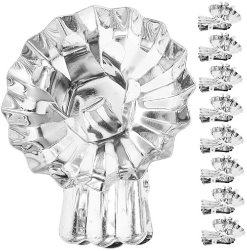 Cabilock Kerzenhalter-Clips Aus Metall in Silber 36 Stück Weihnachtskerzen-Clips Stabiler Und Stilvoller Christbaumschmuck