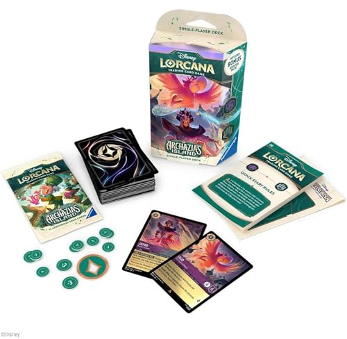 Ravensburger - Disney Lorcana TCG: Set 7 Archazias Island | Juegos De Cartas Adultos Y Niños con 60 Cartas Disney Lorcana | Juegos Niños 8 Años O Más Coleccionables | Regalos Originales