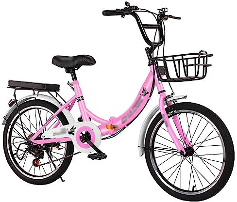 Faltrad Faltbares Fahrrad Mit 6-Gang-Gängen 20-Zoll-Mountainbike Aus Hohem Kohlenstoffstahl Fahrrad City Bike Pendlerrad Für Männer Frauen
