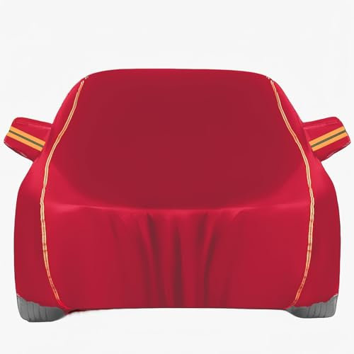 Autoabdeckung Für Volkswagen Golf 7 Variant 2012-2017, Maßgeschneiderte Isolierte Regen- Und Winddichte Outdoor-Abdeckung Mit Versteckter Seitlicher Reißverschlusstür,Vollgarage Für Alle Jahreszeiten(