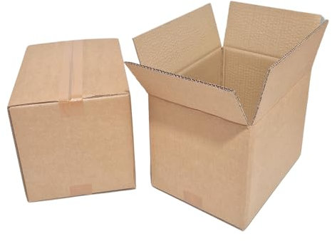 W.E. Roberts Strong Double Wall Cardboard Boxes (Pack of 15) - Boxes for posting, Boxes for moving house, Packing boxes, Postal Shipping Boxes (305mm x 229mm x 229mm (12 x 9 x 9))