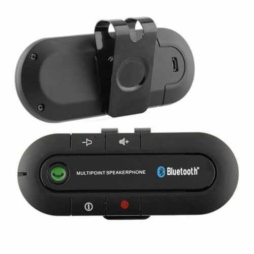 KIT VIVAVOCE BLUETOOTH V3.0 PER AUTO TRASMETTITORE SUPPORTO CALAMITA NUOVO